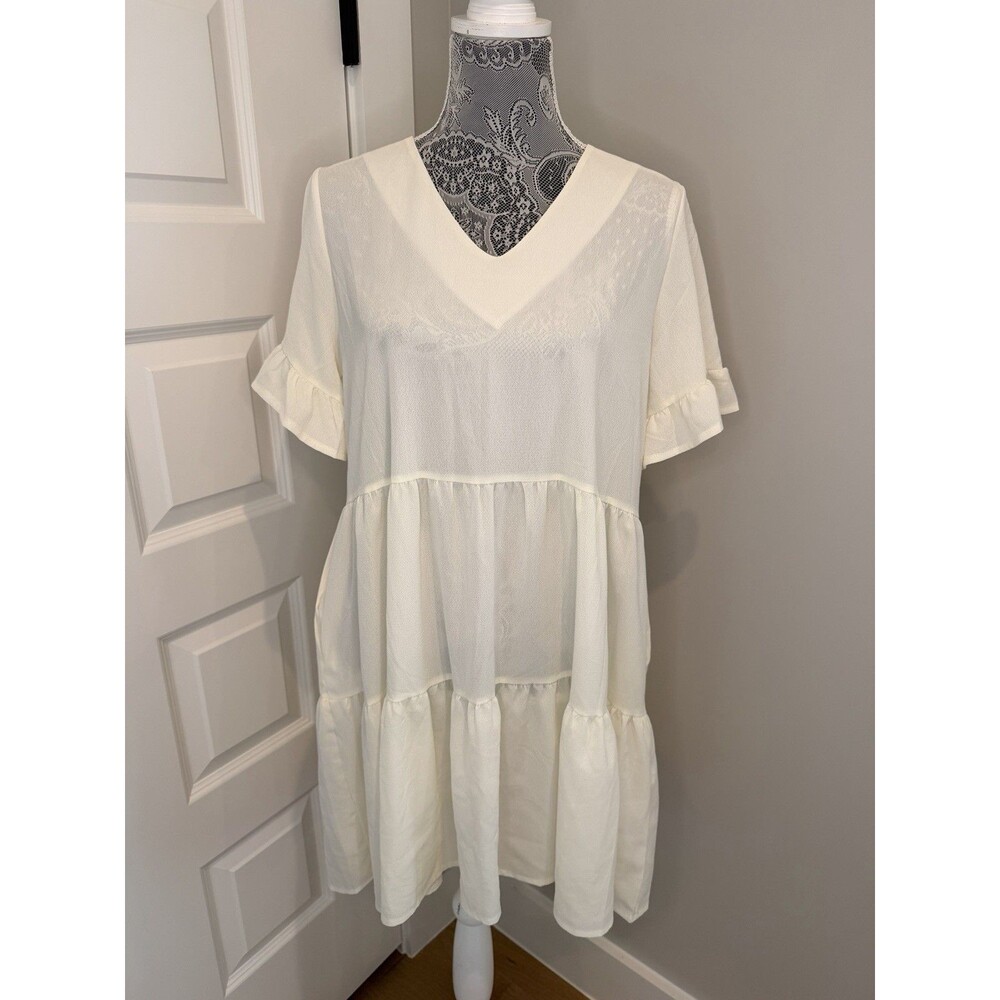 NClook tiered dress Medium New With Tags